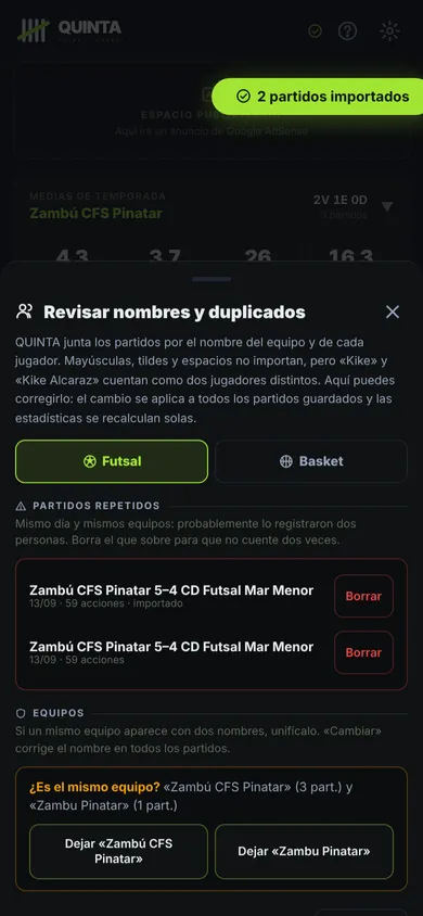 Herramienta Revisar nombres y duplicados